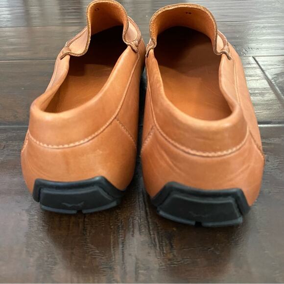 Wolf & Shepherd Men's Loafers Brown Leather Shoes Size 9 - Picture 5 of 6
